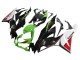 2019-2022 Kawasaki ZX6R Motorcycle Fairings - Green Glossy Black White Red UK