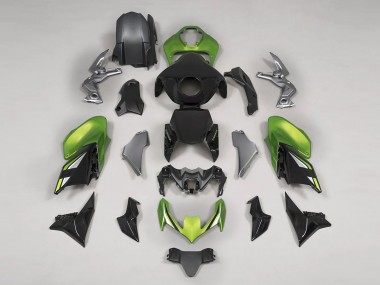 Custom 2020-2024 Kawasaki Z900 Motorcycle Fairings - Black Green UK