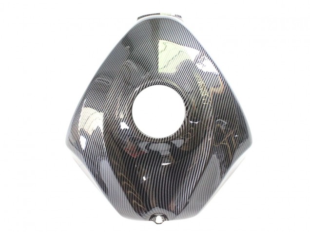 2006-2007 Suzuki GSXR 600/750 Motorcycle Fairings - Black White Carbon Fiber Style UK