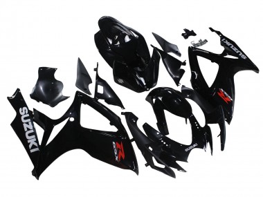 Custom 2006-2007 Suzuki GSXR 600/750 Motorcycle Fairings - Glossy Black UK