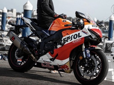 Custom 2017-2023 Honda CBR1000RR Motorcycle Fairings - Orange White Red Glossy Black Repsol Red Bull UK