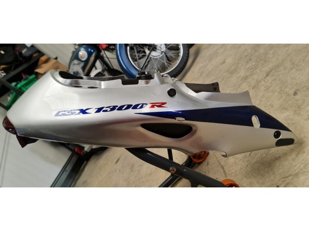 1996-2007 Suzuki GSXR 1300 Hayabusa Motorcycle Fairings - Blue White UK