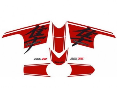 Custom 2008-2020 Suzuki GSXR 1300 Hayabusa Motorcycle Fairing - Glossy Black Red UK