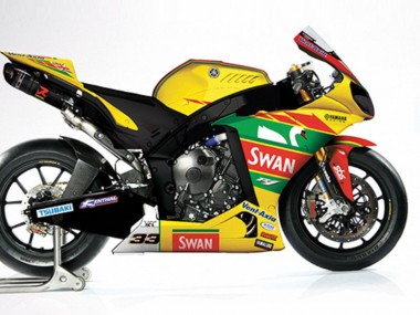 Custom 2004-2006 Yamaha YZF R1 Motorcycle Fairings - Yellow Red Green White Swan UK