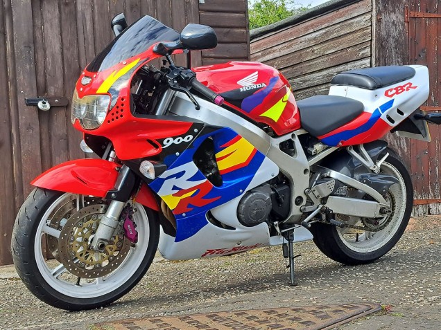 1996-1997 Honda CBR900RR 893 Motorcycle Fairings - White Red Blue Yellow UK