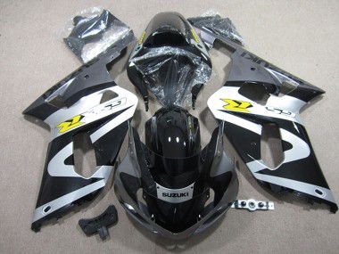 Custom 2001-2003 Suzuki GSXR 600 Motorcycle Fairings - Black White UK