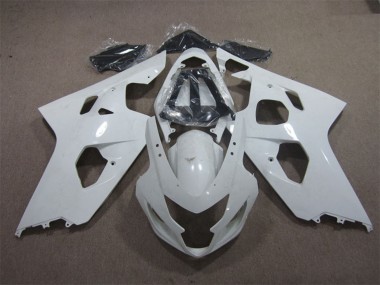 Custom 2004-2005 Suzuki GSXR 600 Motorcycle Fairings - White UK