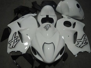 Custom 1996-2007 Suzuki GSXR 1300 Hayabusa Motorcycle Fairing - White UK