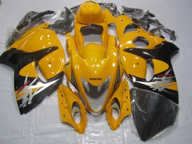 Custom 2008-2020 Suzuki GSXR 1300 Hayabusa Motorcycle Fairings - Yellow Black UK