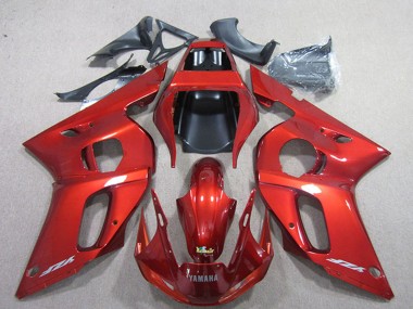 Custom 1998-2002 Yamaha YZF R6 Motorcycle Fairing - Red UK