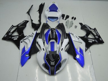 Alien Blue and White 2009-2014 S1000RR Motorcycle Fairings