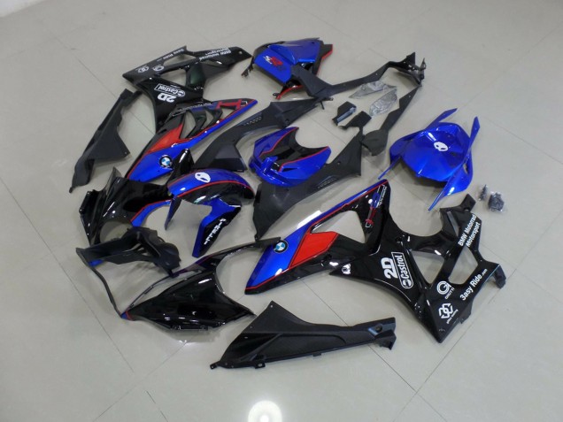 Alien Blue and White 2009-2014 S1000RR Motorcycle Fairings Alien Blue and White 2009-2014 S1000RR Motorcycle Fairings