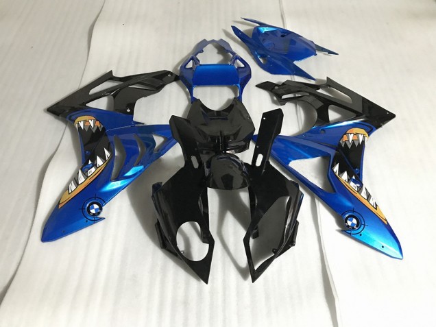 Alien Blue and White 2009-2014 S1000RR Motorcycle Fairings Alien Blue and White 2009-2014 S1000RR Motorcycle Fairings