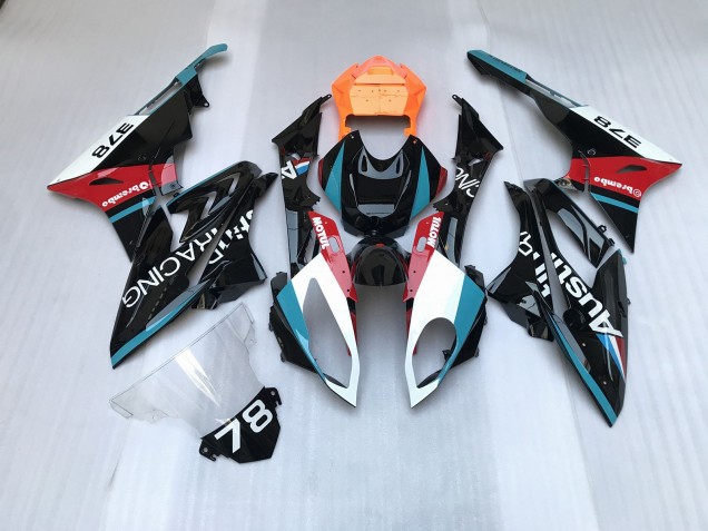 Alien Blue and White 2009-2014 S1000RR Motorcycle Fairings Alien Blue and White 2009-2014 S1000RR Motorcycle Fairings