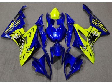 Alien Blue and White 2009-2014 S1000RR Motorcycle Fairings