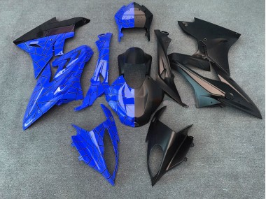 Alien Blue and White 2009-2014 S1000RR Motorcycle Fairings