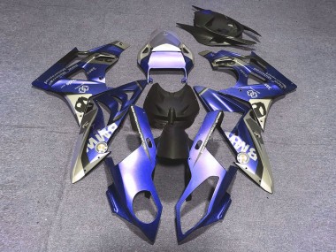 Alien Blue and White 2009-2014 S1000RR Motorcycle Fairings