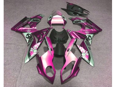 Alien Blue and White 2009-2014 S1000RR Motorcycle Fairings