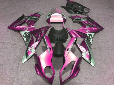 Alien Blue and White 2009-2014 S1000RR Motorcycle Fairings