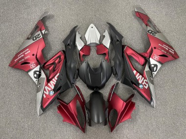 Alien Blue and White 2009-2014 S1000RR Motorcycle Fairings
