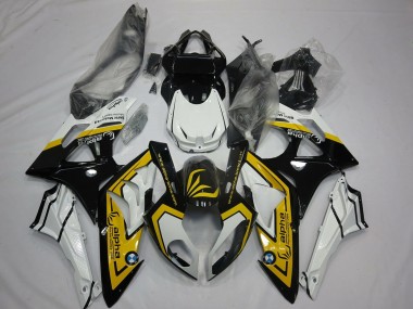 Alien Blue and White 2009-2014 S1000RR Motorcycle Fairings