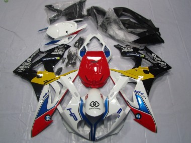 Alien Blue and White 2009-2014 S1000RR Motorcycle Fairings