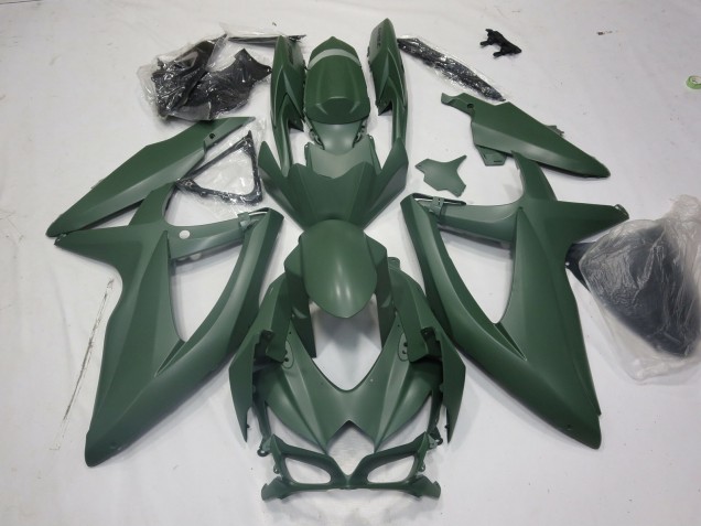 Army Green 2008-2010 GSXR 600-750 Motorcycle Fairings Army Green 2008-2010 GSXR 600-750 Motorcycle Fairings