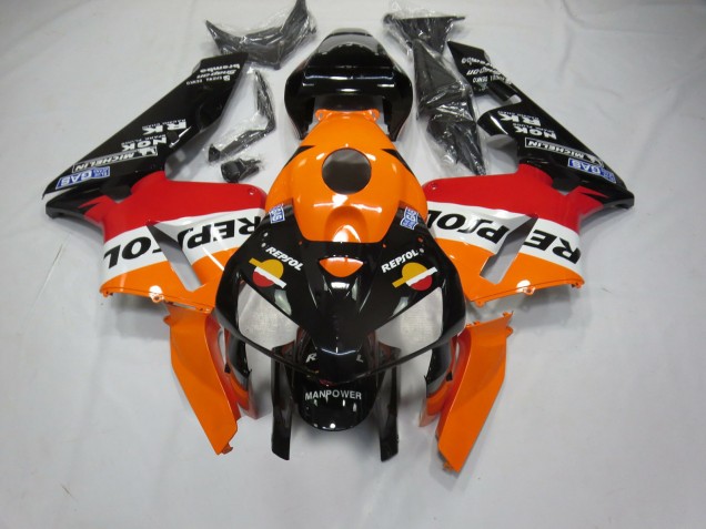 Black Bottom Repsol 2005-2006 CBR600RR Motorcycle Fairings Black Bottom Repsol 2005-2006 CBR600RR Motorcycle Fairings