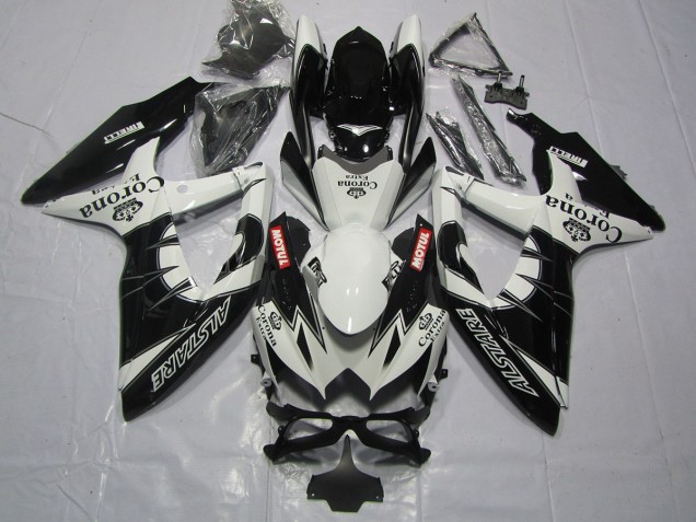 Black Corona 2008-2010 GSXR 600-750 Motorcycle Fairings Black Corona 2008-2010 GSXR 600-750 Motorcycle Fairings