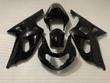 Black Gloss 2001-2003 GSXR 600-750 Motorcycle Fairings