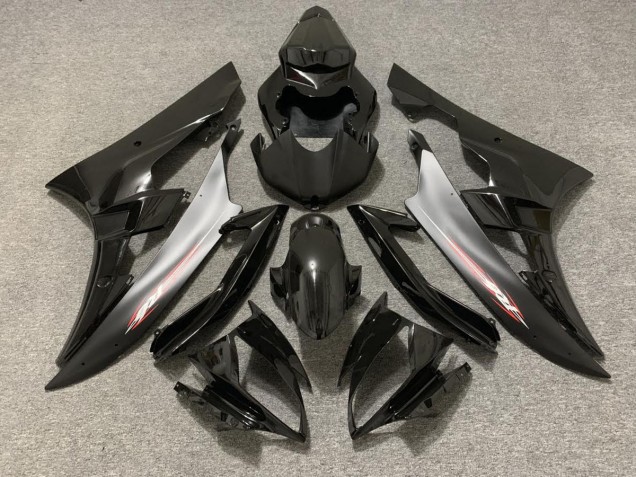 Black Matte Red Pin 2006-2007 R6 Motorcycle Fairings Black Matte Red Pin 2006-2007 R6 Motorcycle Fairings