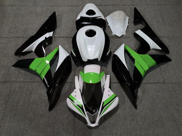Black White and Green 2007-2008 CBR600RR Motorcycle Fairings Black White and Green 2007-2008 CBR600RR Motorcycle Fairings