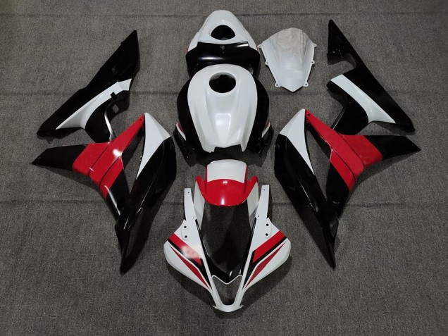 Black White and Red 2007-2008 CBR600RR Motorcycle Fairings Black White and Red 2007-2008 CBR600RR Motorcycle Fairings