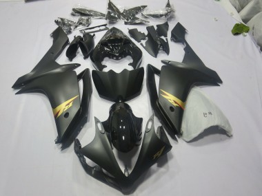 Black and Gold 2007-2008 R1 Motorcycle Fairings