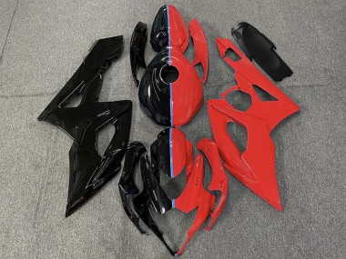 Black and Red 2005-2006 GSXR 1000 Motorcycle Fairings