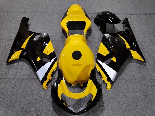 Black and Yellow 2001-2003 GSXR 600-750 Motorcycle Fairings Black and Yellow 2001-2003 GSXR 600-750 Motorcycle Fairings