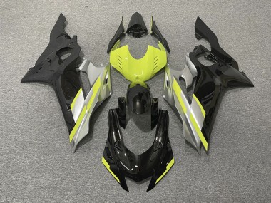 Black with Floro Yellow 2017-2021 R6 Motorcycle Fairings