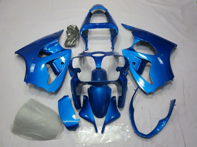 Blue 2000-2002 ZX6R Motorcycle Fairings Blue 2000-2002 ZX6R Motorcycle Fairings