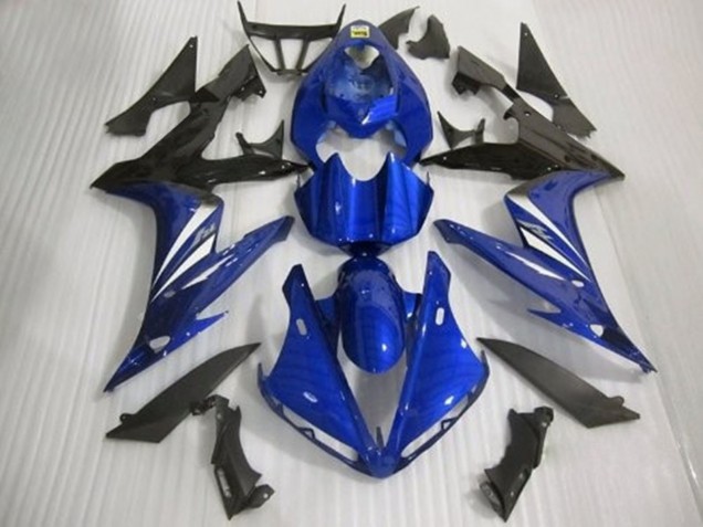Blue Black and White Gloss Style 2004-2006 R1 Motorcycle Fairings Blue Black and White Gloss Style 2004-2006 R1 Motorcycle Fairings