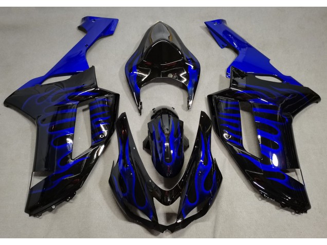 Blue Flame 2007-2008 ZX6R Motorcycle Fairings Blue Flame 2007-2008 ZX6R Motorcycle Fairings