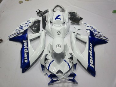 Blue Jordan 2008-2010 GSXR 600-750 Motorcycle Fairings