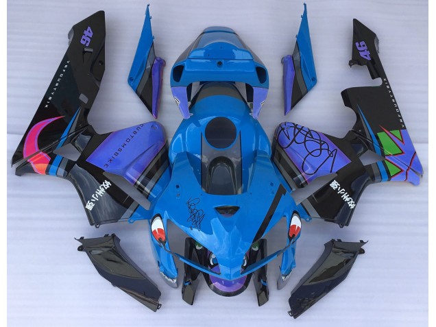 Blue Shark 2005-2006 CBR600RR Motorcycle Fairings Blue Shark 2005-2006 CBR600RR Motorcycle Fairings