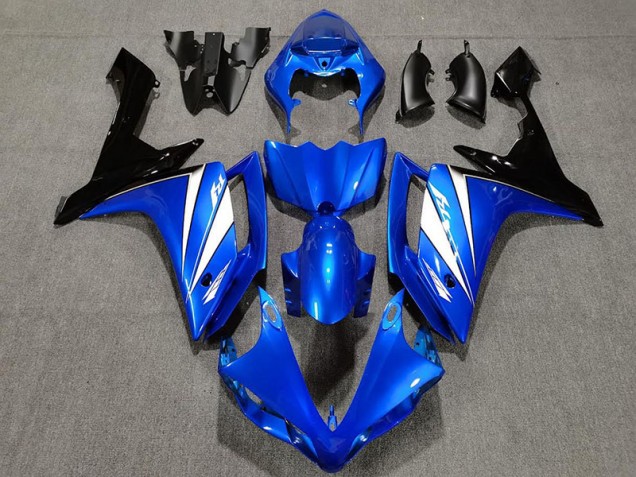 Blue White and Black 2007-2008 R1 Motorcycle Fairings Blue White and Black 2007-2008 R1 Motorcycle Fairings
