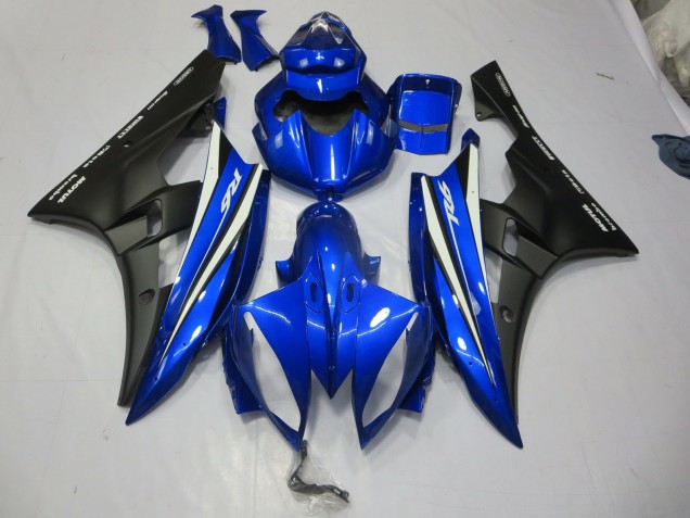 Blue and Black Design 2006-2007 R6 Motorcycle Fairings Blue and Black Design 2006-2007 R6 Motorcycle Fairings