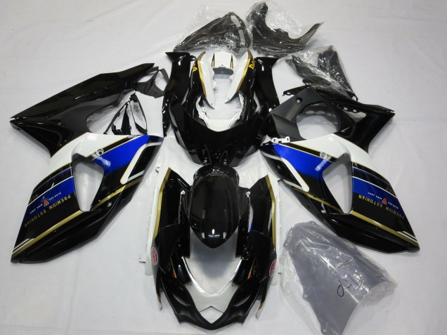 Blue and Gold 2009-2016 GSXR 1000 Motorcycle Fairings Blue and Gold 2009-2016 GSXR 1000 Motorcycle Fairings