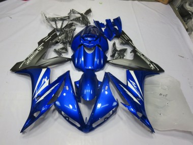 Blue and Matte 2004-2006 R1 Motorcycle Fairings
