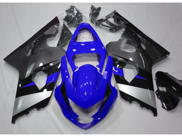 Blue and Silver 2004-2005 GSXR 600-750 Motorcycle Fairings Blue and Silver 2004-2005 GSXR 600-750 Motorcycle Fairings