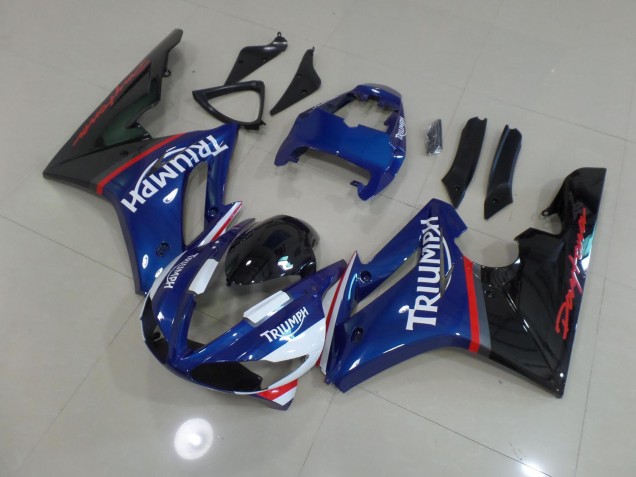 Blue and White 2009-2012 Daytona 675 Motorcycle Fairings Blue and White 2009-2012 Daytona 675 Motorcycle Fairings