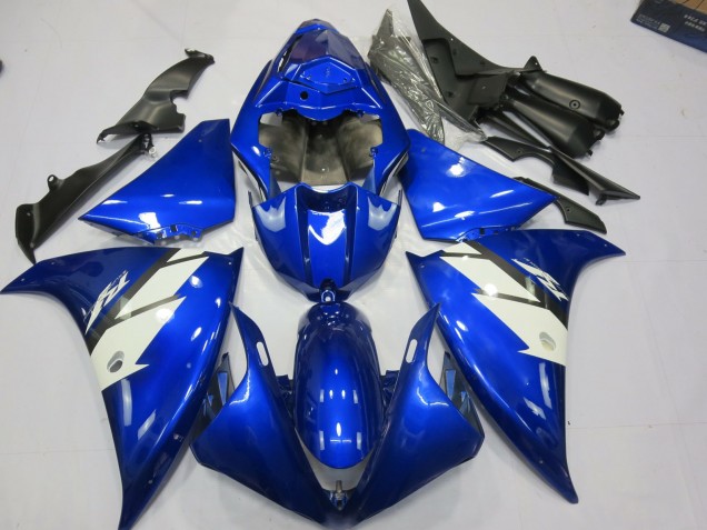 Blue and White 2012-2014 R1 Motorcycle Fairings Blue and White 2012-2014 R1 Motorcycle Fairings