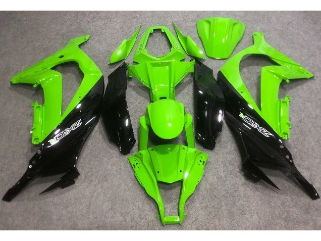 Bright Green & Green R 2016-2019 ZX10R Motorcycle Fairings Bright Green & Green R 2016-2019 ZX10R Motorcycle Fairings